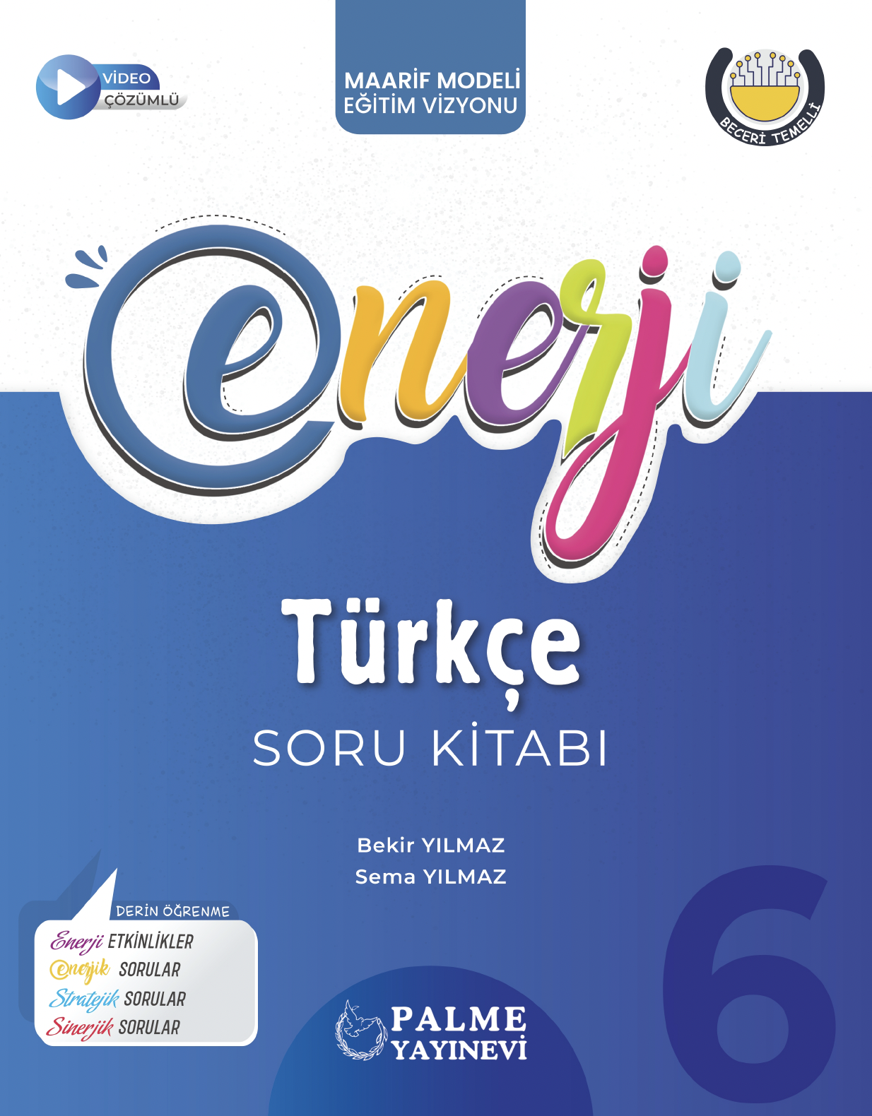 6. Sınıf Enerji Türkçe Soru Kitabı kapak görseli